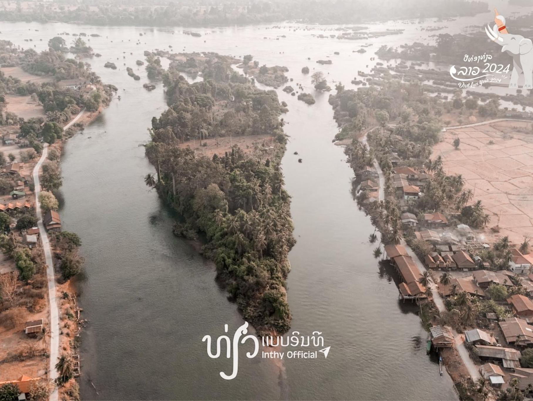 Souksanh River Bungalow Muang Không Buitenkant foto
